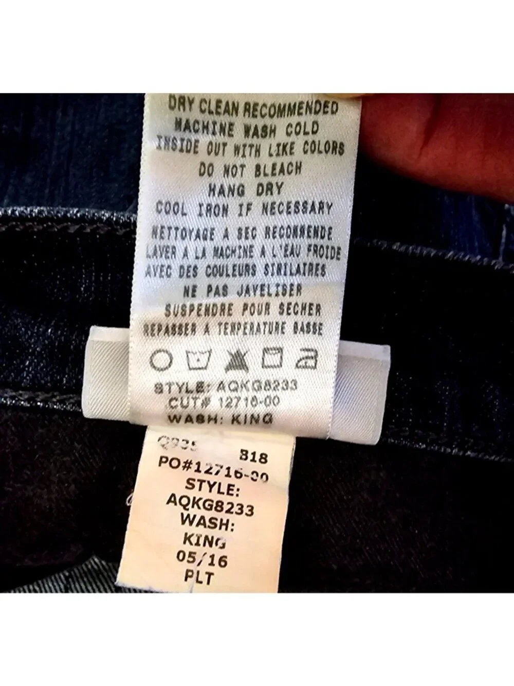 Joe's Jeans The Brixton Straight Narrow Mens W34 Blue Denim Jeans